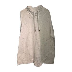 The Sweatshirt Project Asymmetrical Waffle Knit Cowl Neck Pullover Sweater 3x